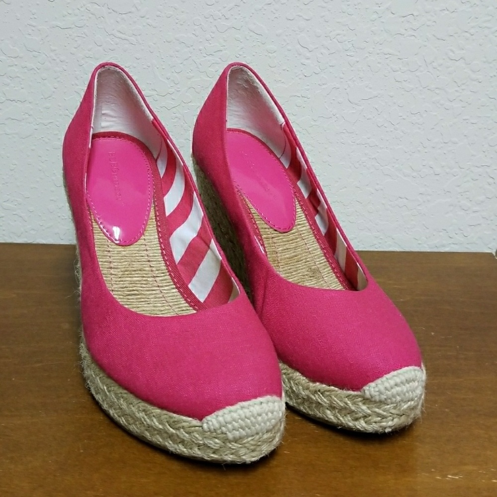 BCBG Pink Wedges